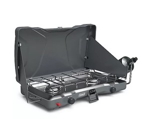 lot 704 image: Coleman Triton 2-Burner Propane Gas Camping Stove