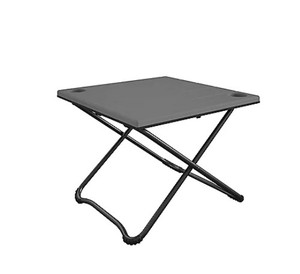 lot 770 image: Cosco 24 Square Folding Camping Table, Gray Resin and Steel Frame
