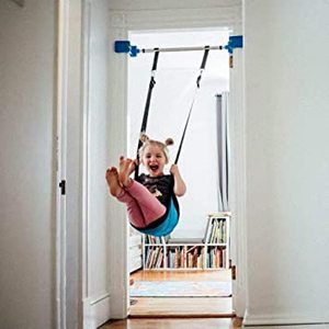 lot 783 image: Playzone-fit Kidtrix Doorway Swing Kit - Fun Indoor Doorway Swing for Kids - Includes Classic Swing Seat - Weight Limit 150 lbs.