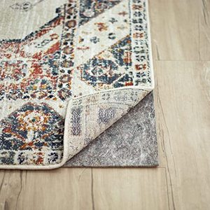 lot 789 image: Mohawk Home 6 x 9 Non Slip Rug Pad Gripper 14 Thick Dual Surface Felt  Rubber Gripper - Safe for All Floors