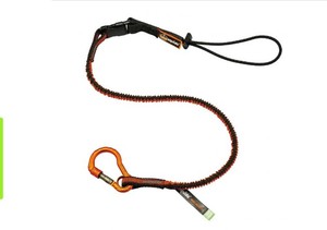 lot 887 image: NEW 2 Pack of Squids 3102F(x) Tool Lanyard - Detachable Carabiner and Cinch Loop - 5lbs