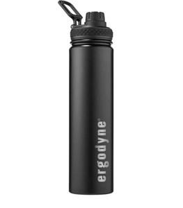 lot 892 image: NEW Chill-Its 5152 Insulated Stainless Steel Water Bottle - 25oz - Black