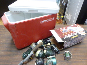 Fishing Reels and Cooler