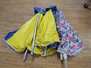 3 Patio Umbrellas