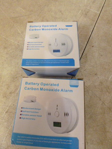 2 CE Battery Operated Carbon Monoxide Alarms