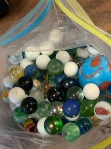 Approx 2 � Pound Vintage Marbles