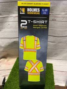 New 2 Pack Hi-Vis Work Shirts Size Large
