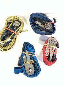 Lot of Tie Down Ratchet Straps