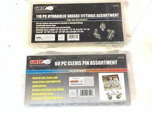 110pc Grease Fittings & 60pc Clevis Pin Set