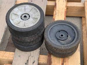 Set of 6 Lawn Mower Wheels
