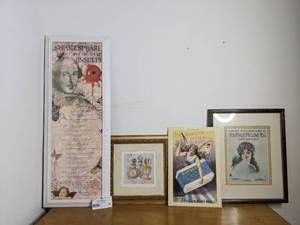 lot 80 image: Beautiful Framed Wall Art Collection