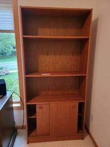 lot 22 image: Wooden BookShelf 74x11x35