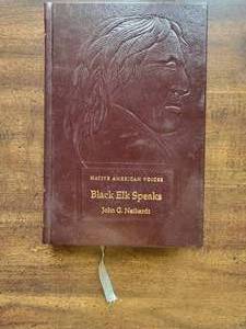 lot 127 image: Rare Antique Book Native American Voices Black Elk Speaks Published in 1909