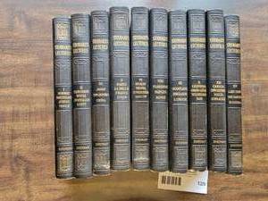 lot 129 image: 10 Rare Vintage Books- John L. Stockards Lectures Volumes 1-3, 5,6, 10, 12, 15