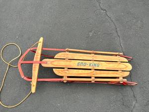 lot 168 image: Vintage Sno King Sled
