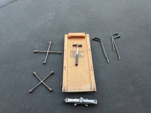 lot 192 image: Auto Repair Collection-Tire Iron Lug Wrenches Crowbars Car Jack Hammer Under Car Roller