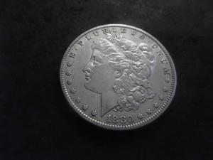 1880 O Morgan Silver Dollar