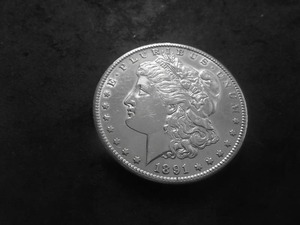 1891 S Morgan Silver Dollar