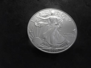 2000 Silver Eagle 1-Oz 99.9 Fine
