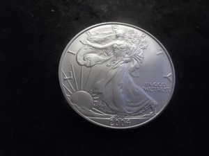 2004 Silver Eagle 1-Oz 99.9 Fine