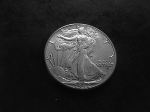 1942 Walking Liberty Half Dollar