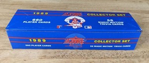 lot 222 image: 1989 Score Baseball Player Card Collector Set Q