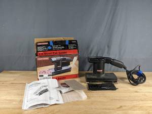 lot 268 image: Craftsman Dustless Dual Motion Sander X