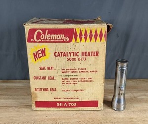 lot 236 image: Coleman Catalytic Heater and Ray-o-Vac Flashlight Q
