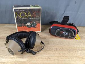 lot 238 image: Realistic NOVA 4.0 Headphones and B Next VR Headset Q