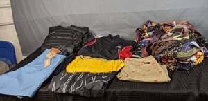 lot 292 image: Collection of New Clothing and Huge Pile of Neckties by Nike, Levi, Patagonia, Adidas, and More  X