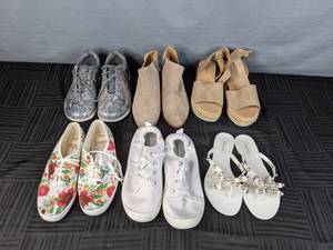 lot 288 image: (6) Pairs of Womens Shoes (Sizes 7, 7.5 and 9.5) Keds, Lucky, Soda, Maurices, Alegria, Victoria Adames  X