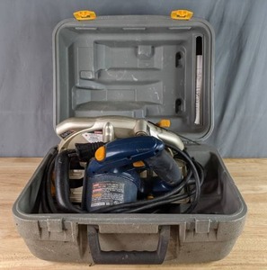 lot 370 image: Ryobi 7.25 Laser Circular Saw Double Insulated in Plastic Case  W