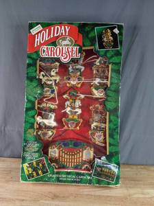 lot 364 image: Holiday Lighted Musical Carosel W
