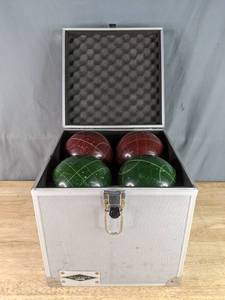 lot 55 image: Bocce Ball Set with Case W