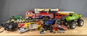 lot 349 image: A Collection of Toy Cars, Trucks and More   W
