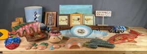 lot 358 image: An Assortment of Nautical Home Decor W