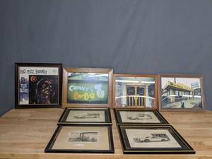 lot 389 image: Collection of BBQ Restaurant Building, Continental Mark IV, Original Lincoln Continental, Continental Mark V and Robert E Lee Mississippi River Steamer Photos  W