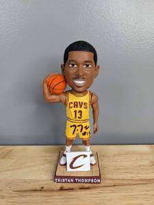 lot 32A image: Tristan Thompson Autographed Cleveland Cavs Bobblehead NBA Basketball Figurine Y
