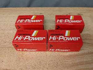 lot 56 image: (4) New Packs of 22 Long Rifle Hi-Power Bullets  Q