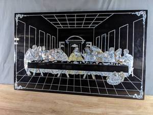 lot 48 image: The Last Supper Textured Picture  P