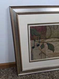 lot 68A image: Framed Music Print by P. Roberts 26250 D