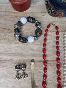 lot 51A image: An Assortment of Costume Jewelry and Watches includes Seiko, Gucci,  D