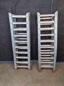 lot 58 image: Set of 2 West Metal Ramps ATV Motorcycle Automobile R
