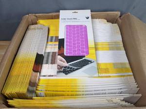 lot 450 image: Reseller Lot Box of V7 Color Touch Pro Silicone Keyboard Protector R