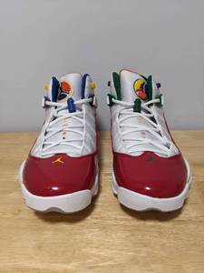 lot 19A image: New Nike Air Jordan 6 Rings Basketball Shoes Sneakers Mens Size 12 Y