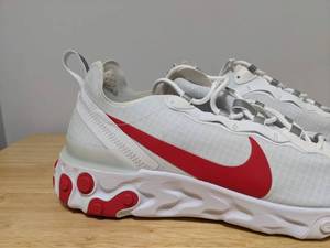 lot 38A image: New Nike React Element 55 Mens Size 9.5 Running Sneakers Shoes Y