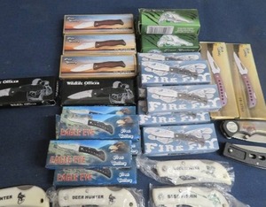 lot 3 image: 35 SMALL POCKET KNIFES ( FROST CUTLER, WHITETAIL CUTLERY, & MORE)