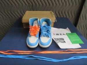 lot 7 image: OFF WHITE X AIR JORDAN 1 RETRO HIGH OG UNC