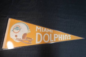 lot 24 image: MIAMI DOLPHINS BANNER IN SLEEVE