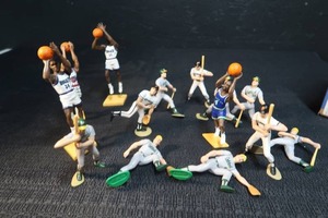 lot 38 image: BASEBALL AND BASKETBALL FIGURES MLB